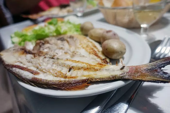 En menu a la Graciosa