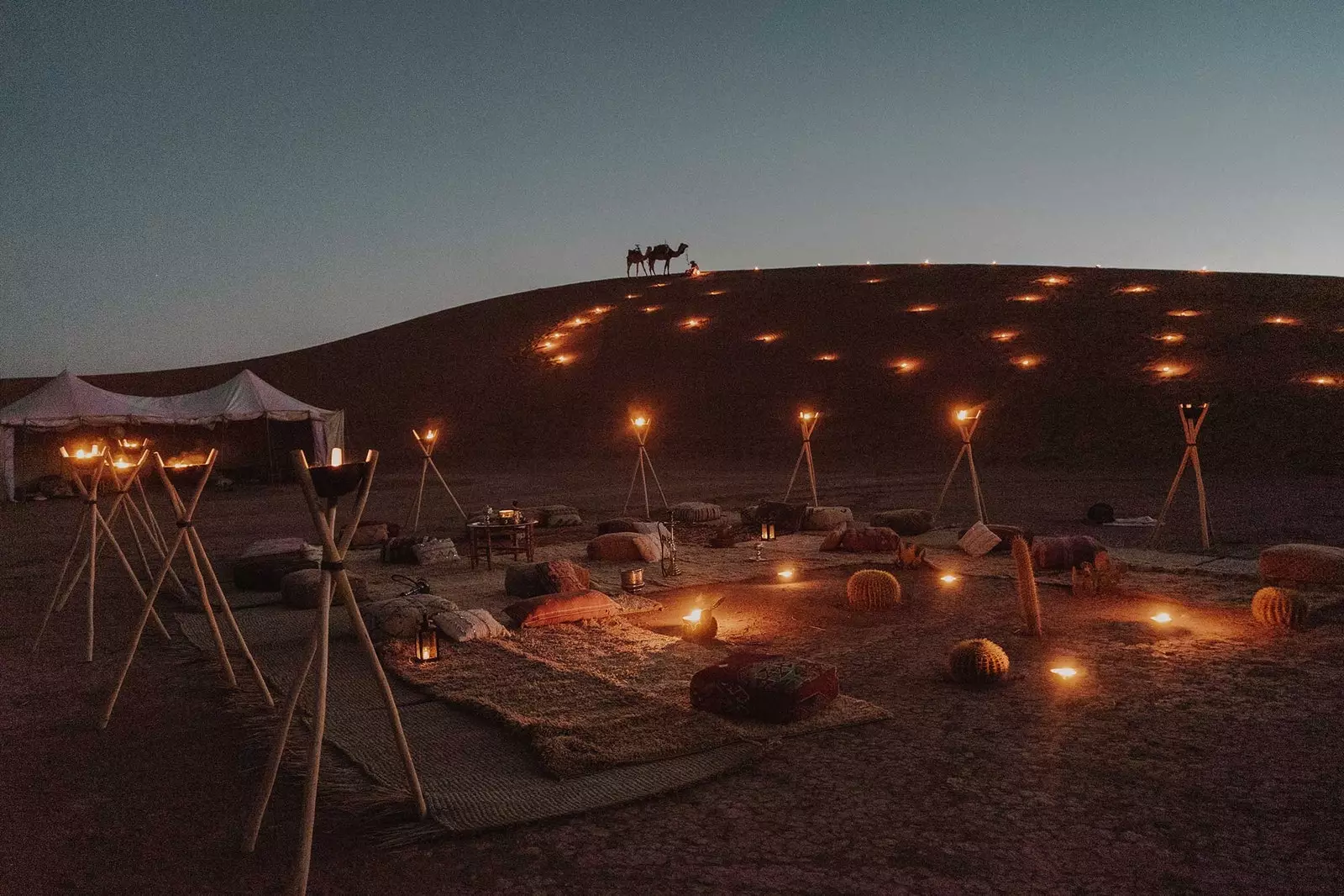 Umnya Dune Camp Erg Chegaga 사하라 사막