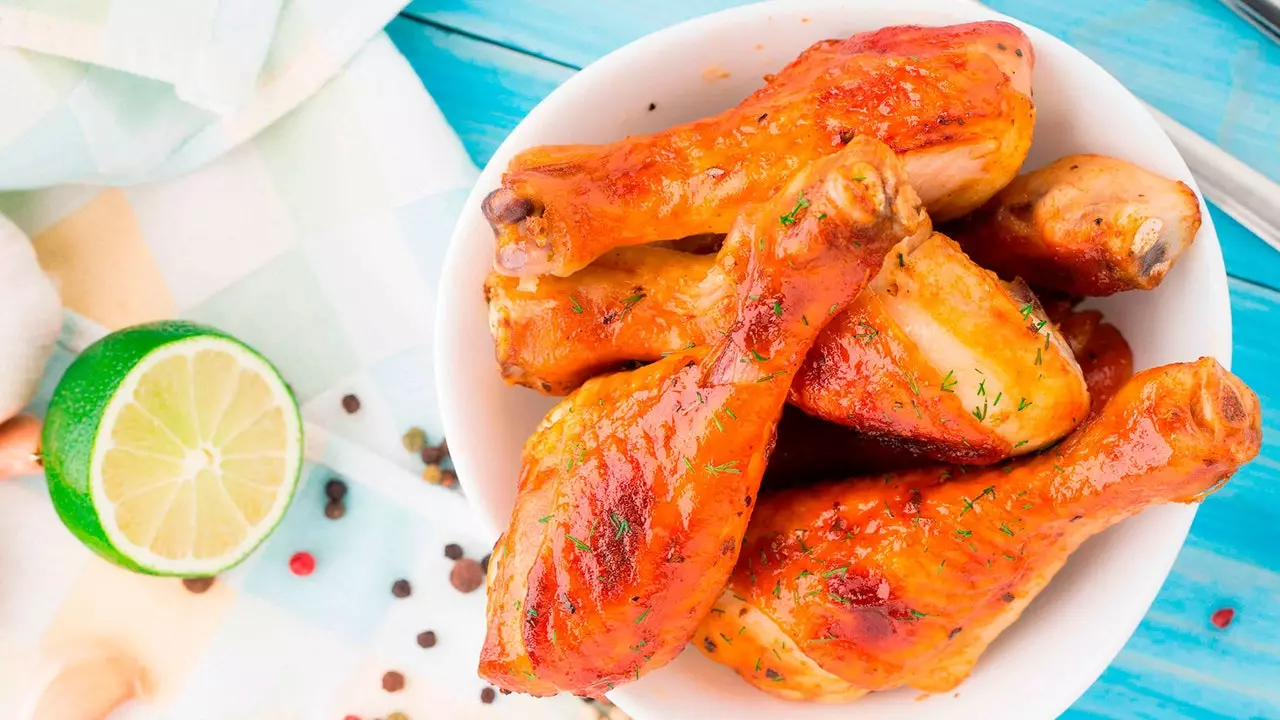 Ayam panggang kedelai bebas gluten: resep dari Nebak Madrid