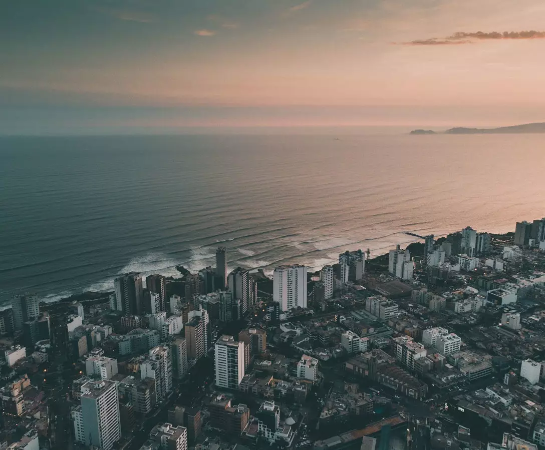 Vista aérea de Lima