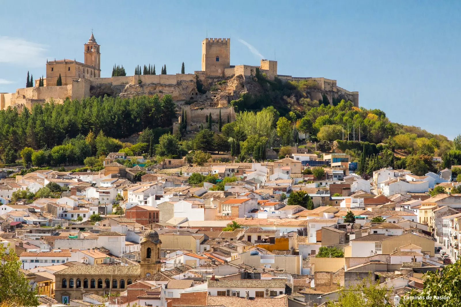 Vue générale d'Alcalá la Real Jan.