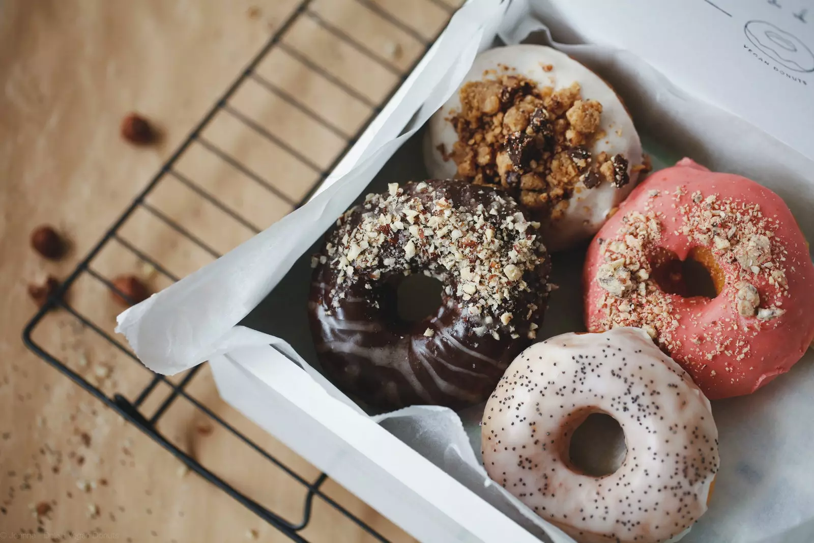 Lækre veganske donuts