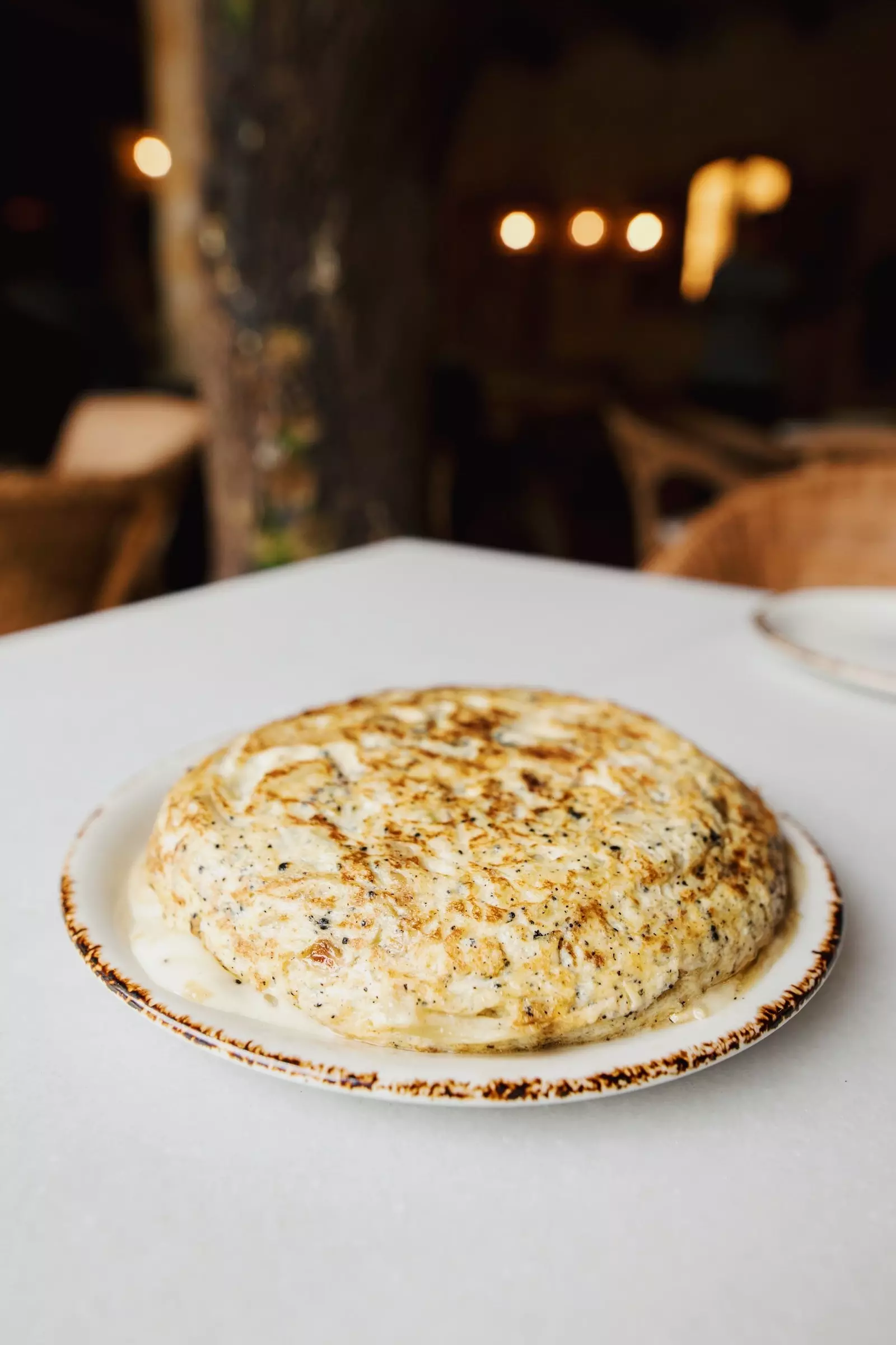 Omelette aux pommes de terre Voltereta. bienvenue à manhattan