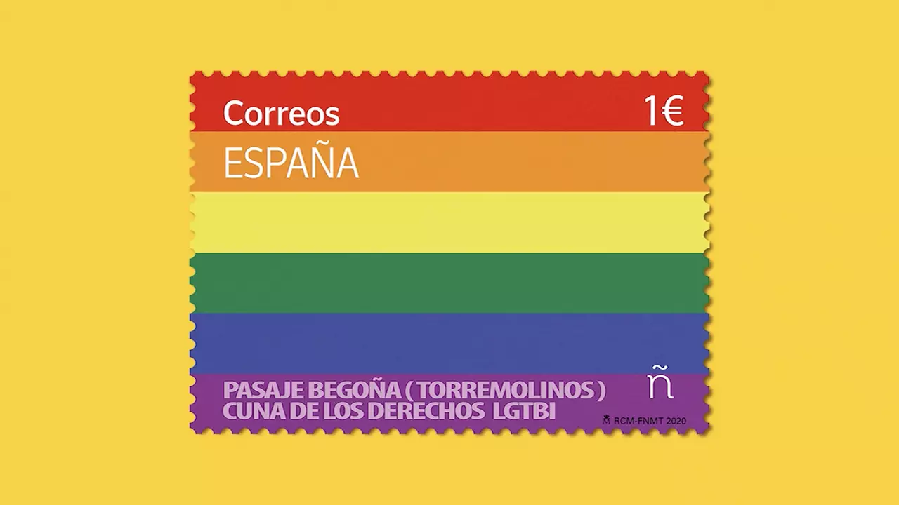 Correos si unisce al Pride Day e lancia il suo primo francobollo LGTBI