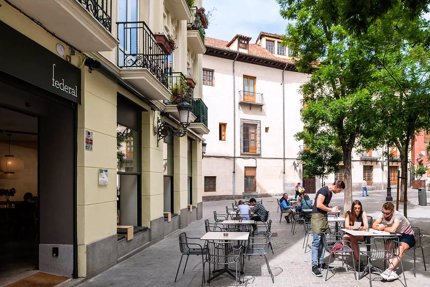 Terras bij Federal Café