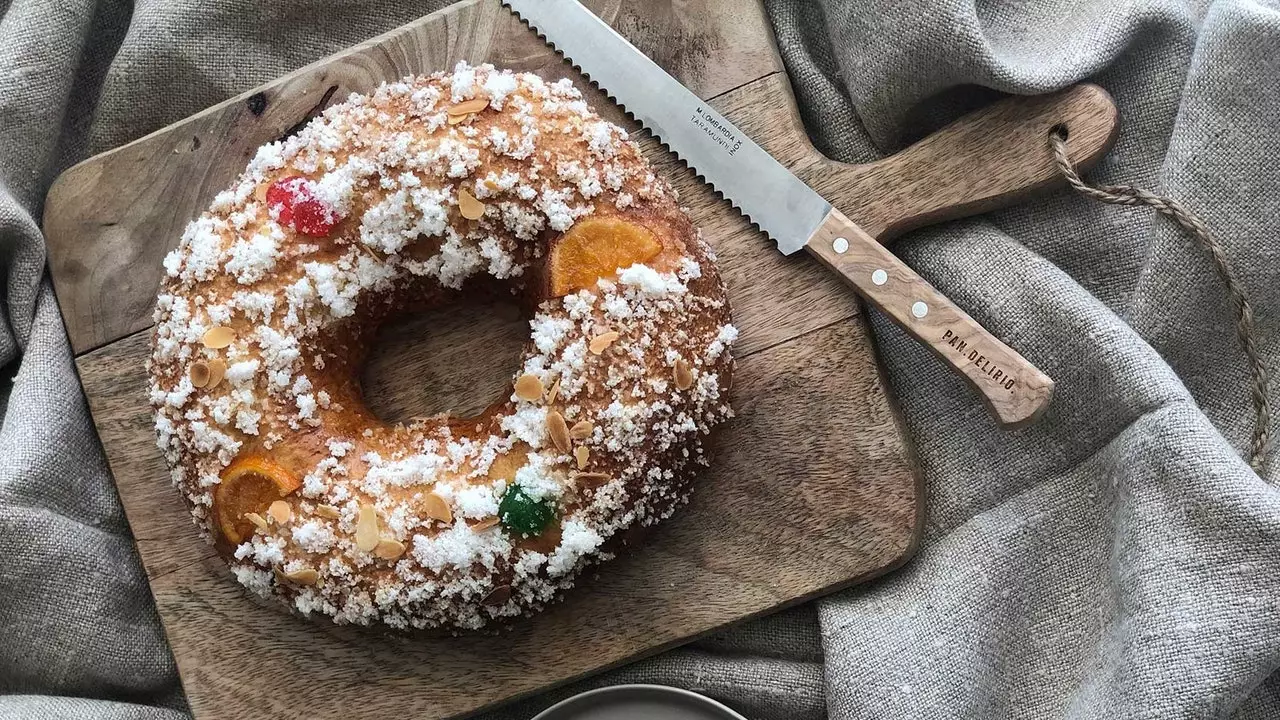 Συνταγή για το Roscón de Reyes de Pan.Delirio.