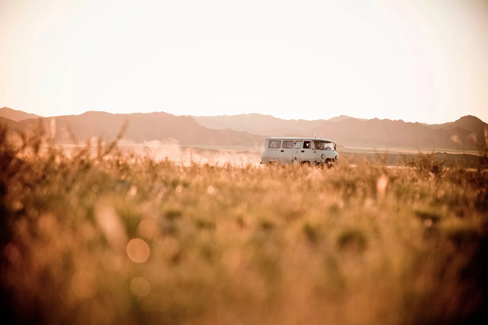 Van touring zone déserte