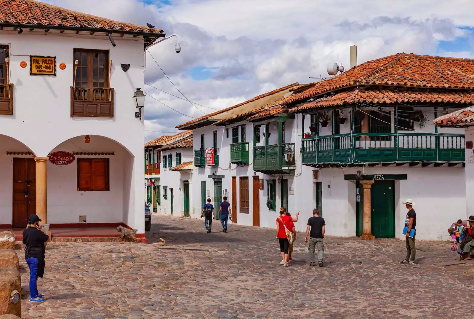 đường phố của villa de leyva