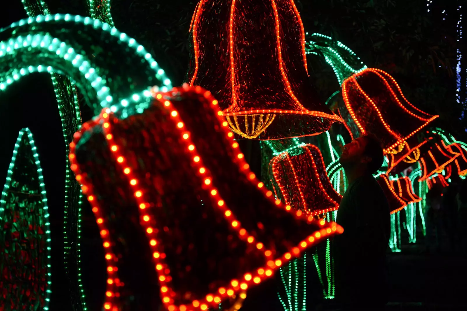 Christmas lighting in Medellin