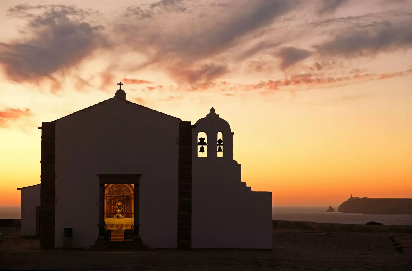 Chiesa di Nossa Senhora da Graça nella Fortezza di Sagres.