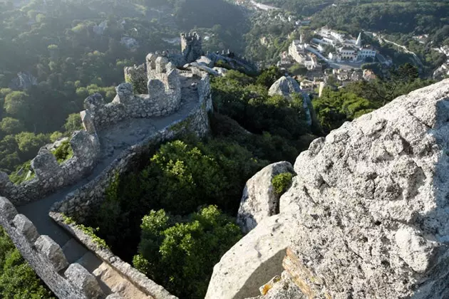 Sintra vanaf het Castelo dos Mouros