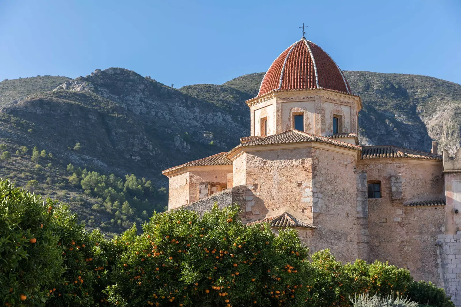 Real Mosteiro de Santa María de la Valldigna em Simat de la Valldigna Valencia