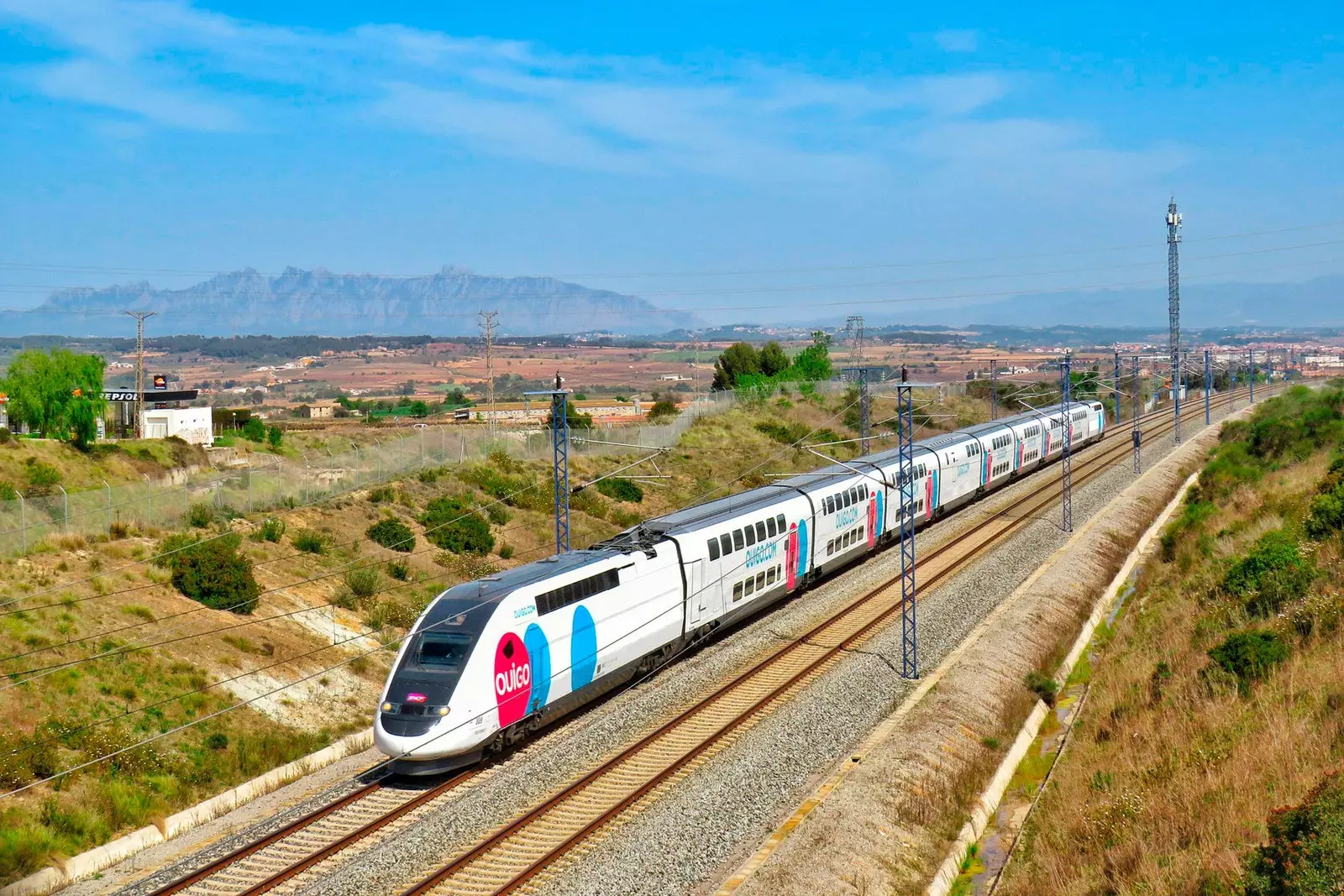 Trem OUIGO em circulação