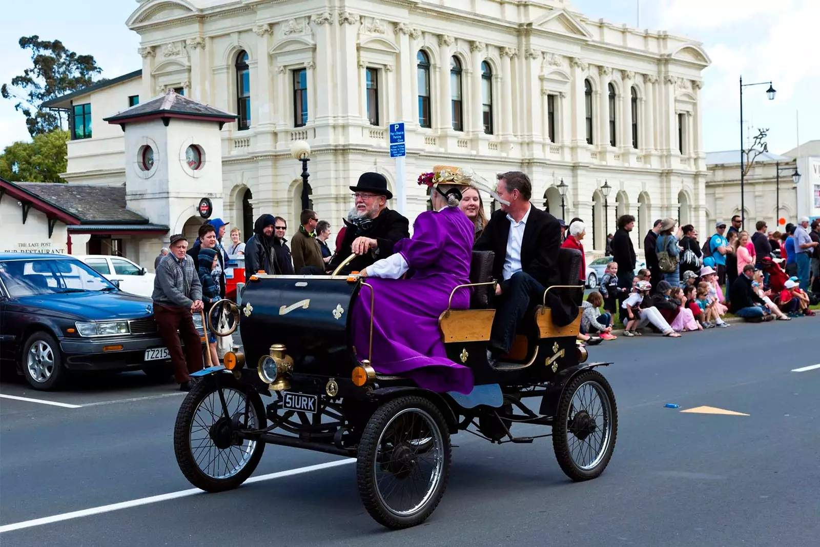 viktoriánus felvonulás Oamaruban