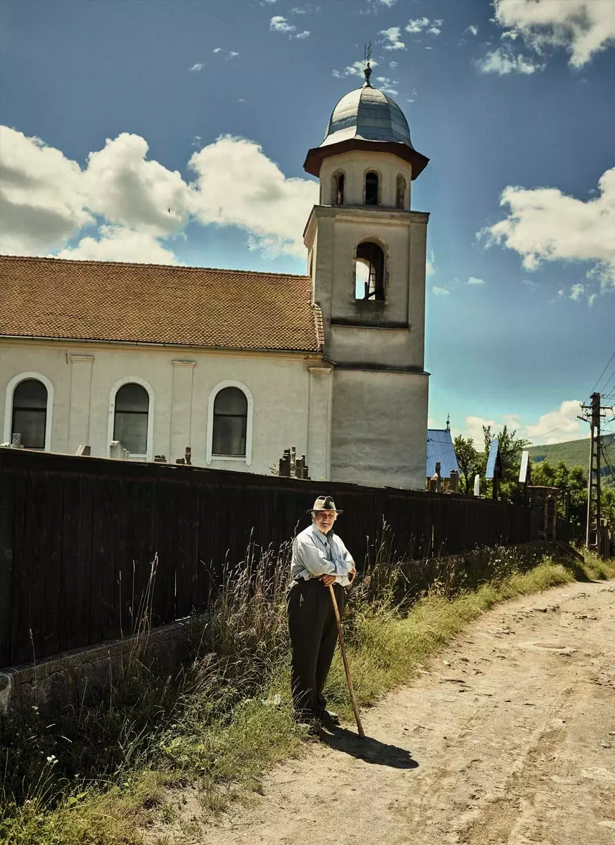 En kirke nær Braşov