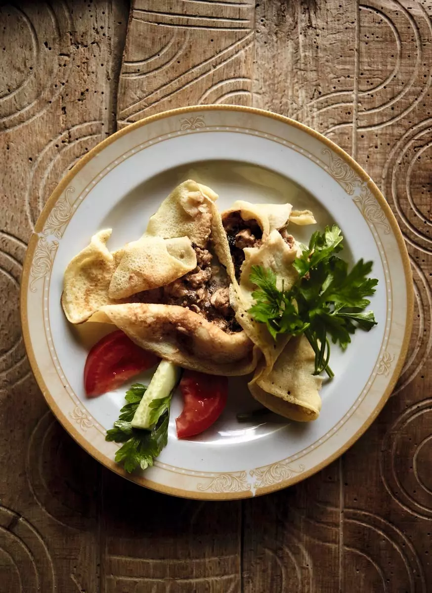 Traditional meat pie from Zalnpatak