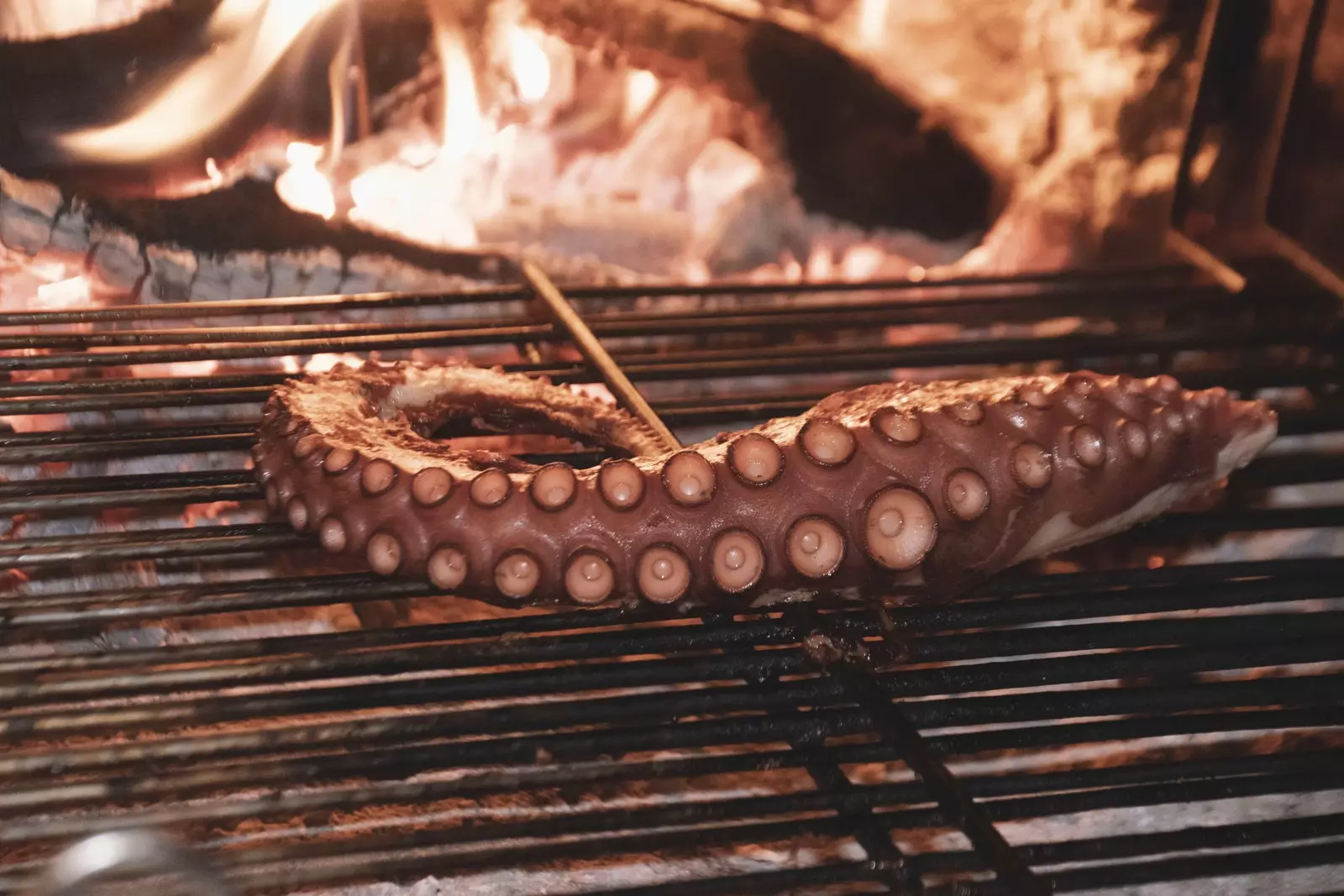 Grillet blæksprutte fra Las Candelas