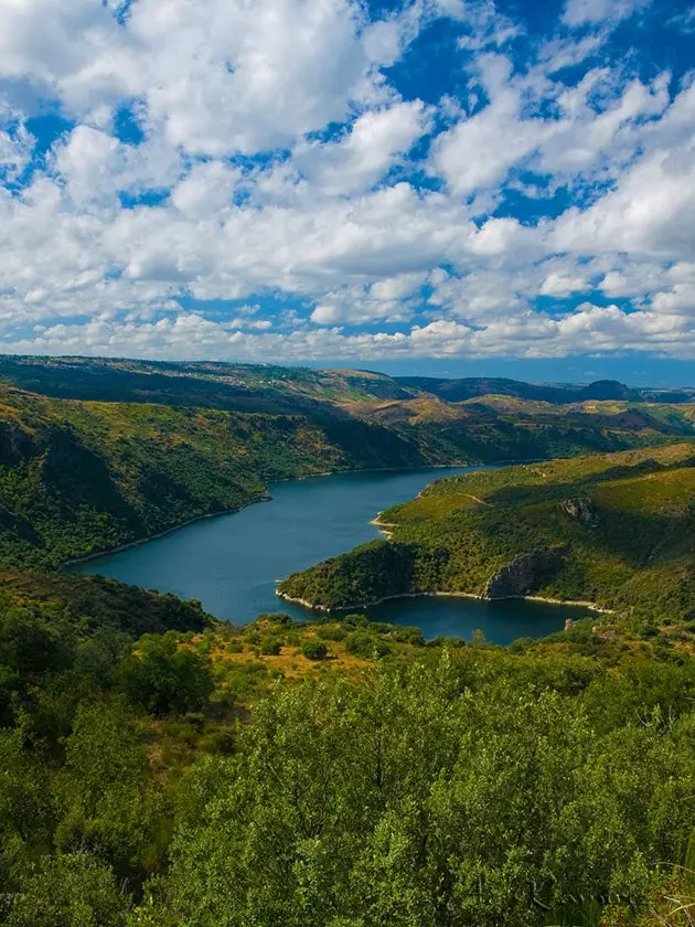 Vaade Arribes del Duerole, kui see läbib Fermoselle