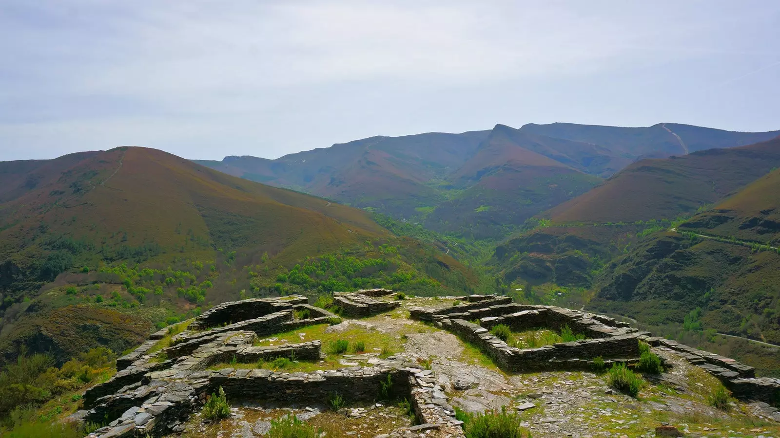 Eksempel på en castro i Sierra de O Courel