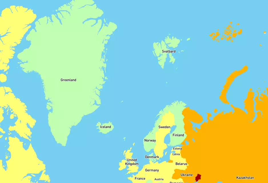 Países com 'perigo insignificante'