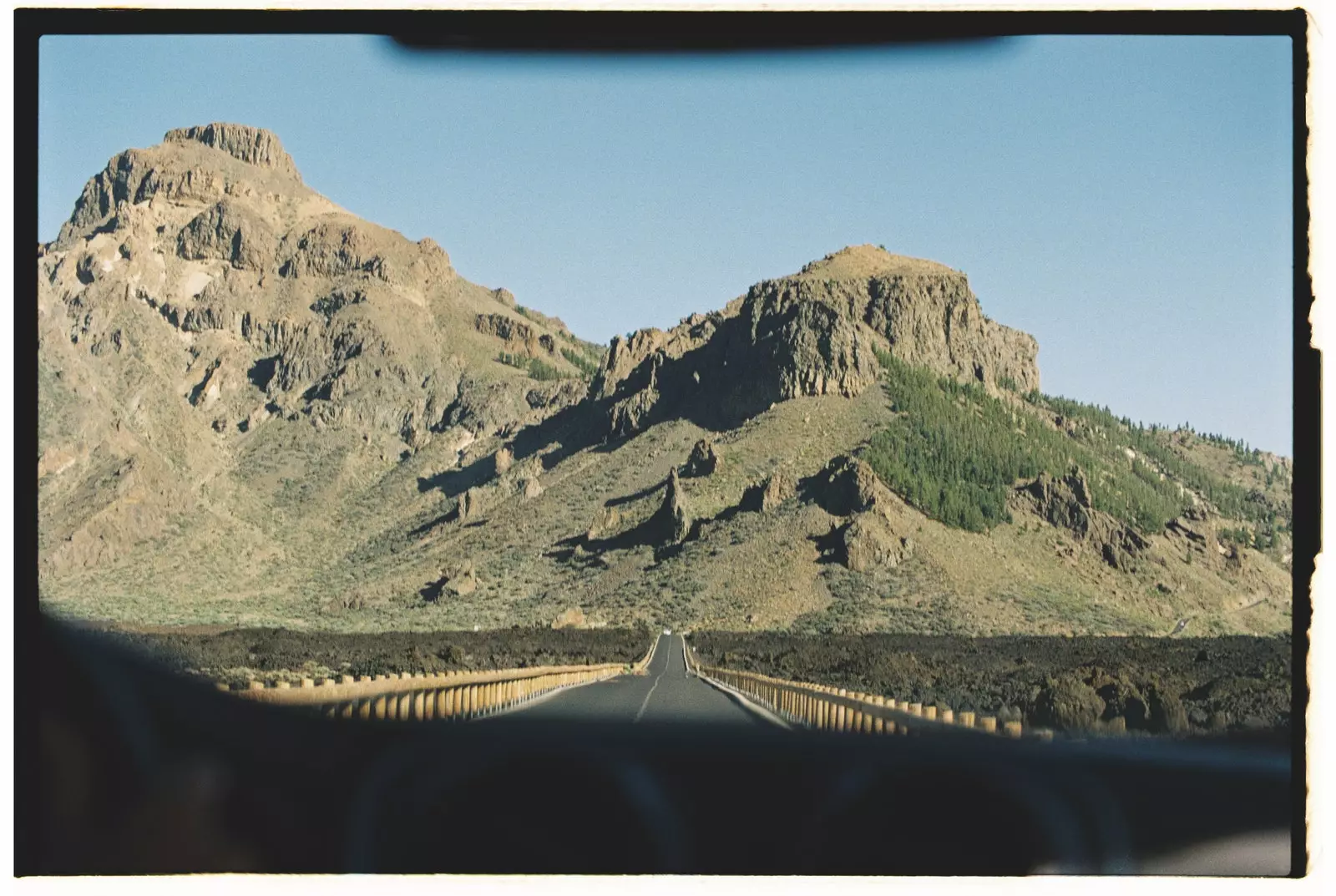 Teide road.