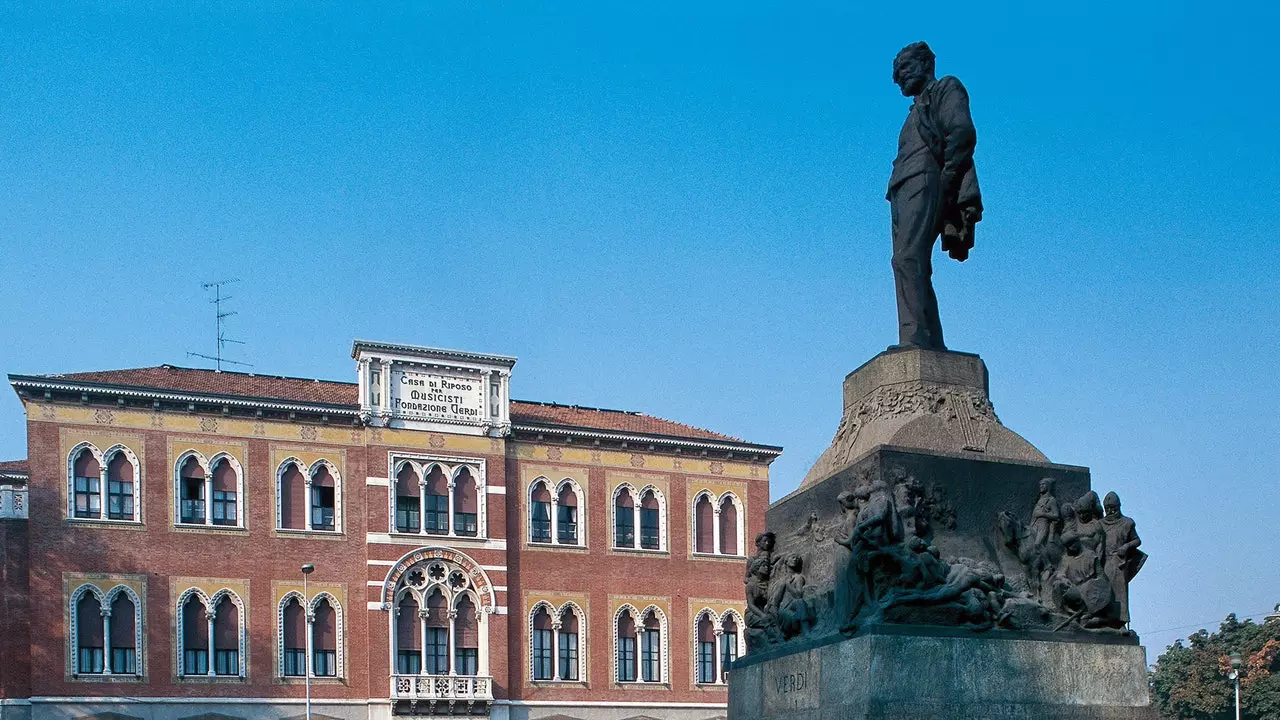 Casa Verdi, the home for retired musicians that the Italian composer had built in Milan