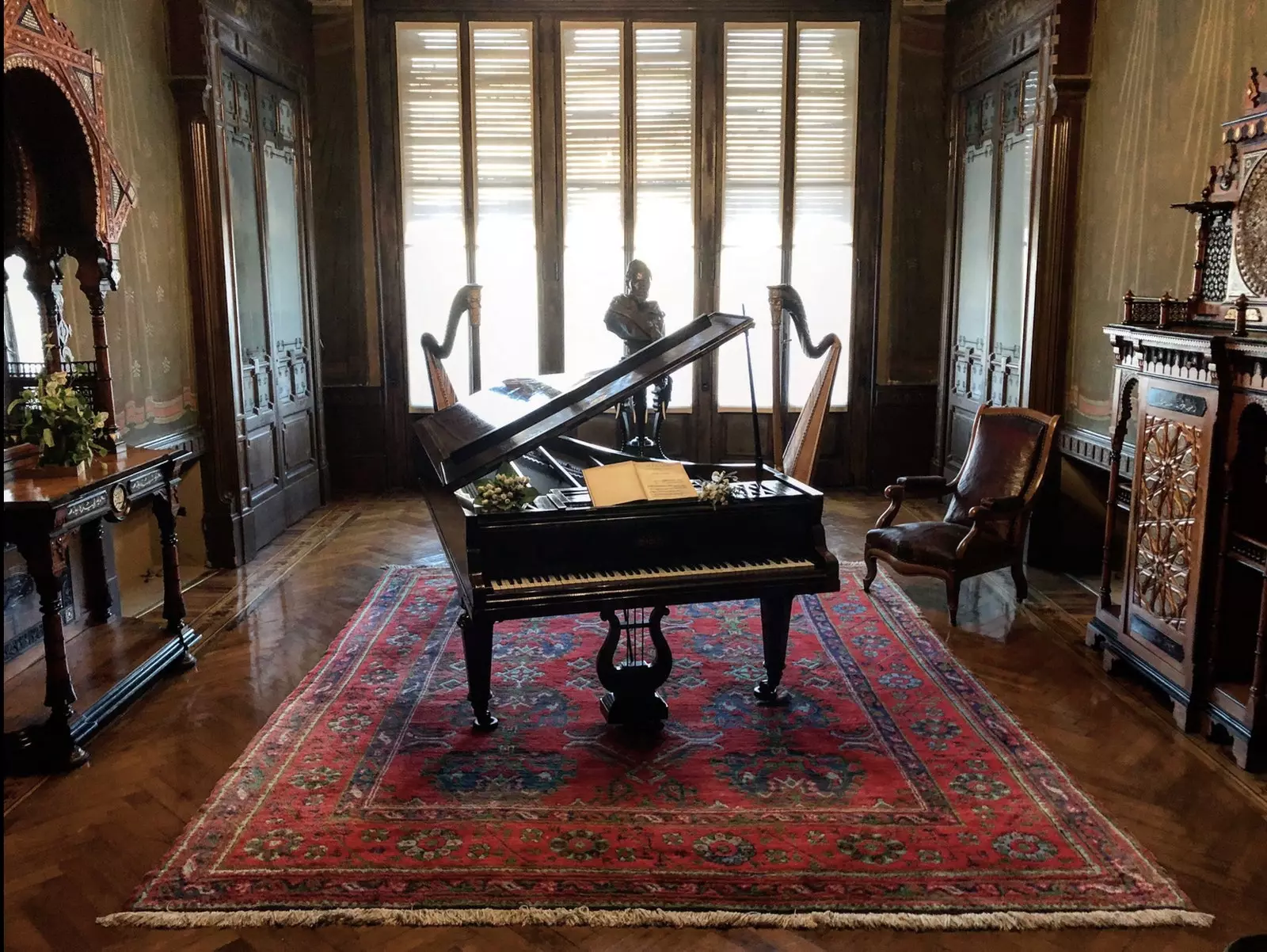 Piano à l'intérieur de la Casa Verdi