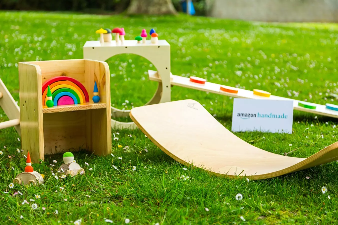 Handgemachtes Spielzeug, hergestellt von Tuquinos in Gijón.