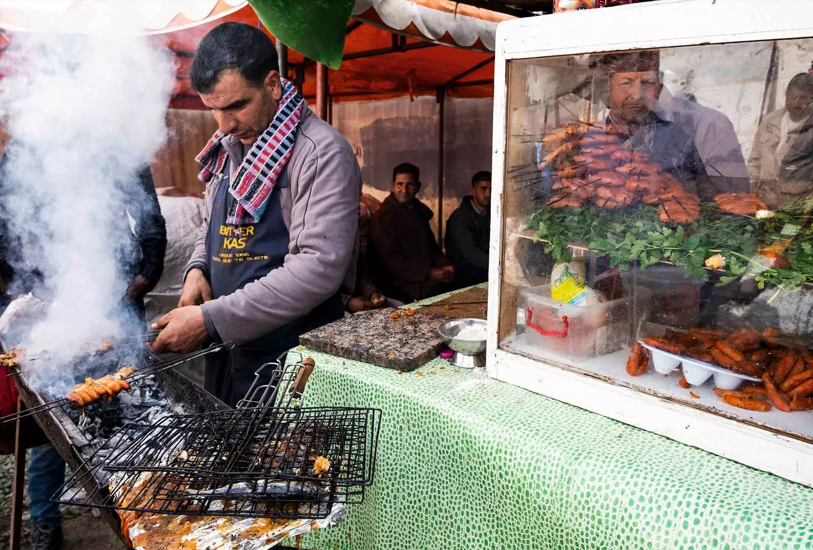 Souk El avea o piață tradițională în regiunea Taza