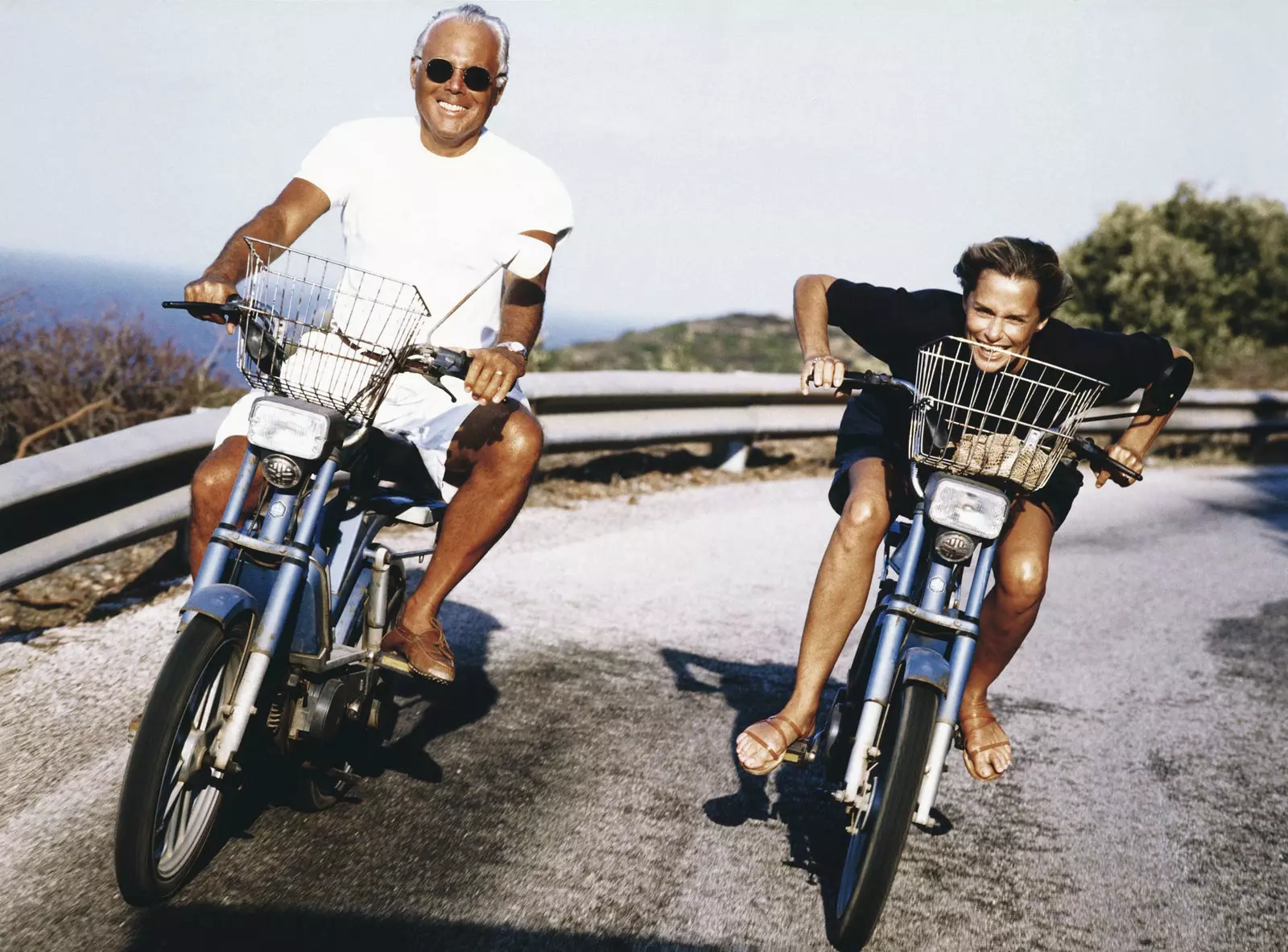 Giorgio Armani dan Lauren Hutton