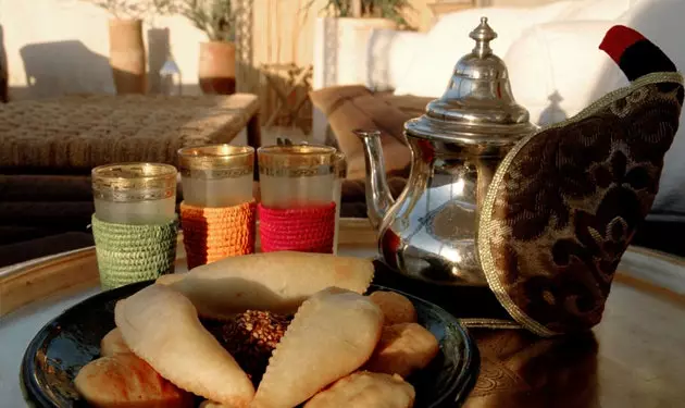 Sarapan pagi di Riad Vert