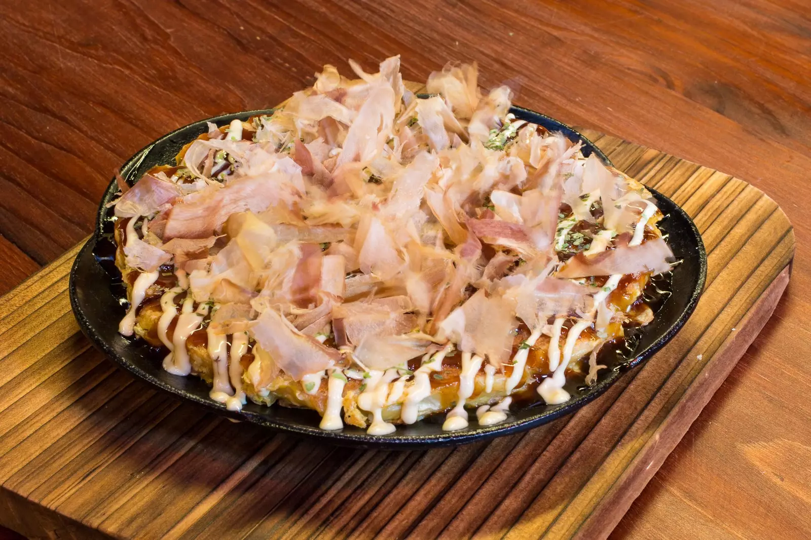 Uppgötvaðu bestu japönsku „pizzuna“ í Madríd, okonomiyaki