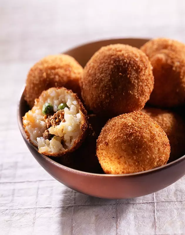 Arancini makanan pembuka yang sempurna