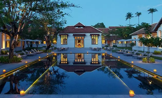 Kolam renang Hotel Amantaka