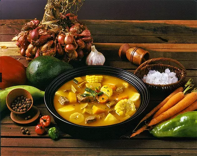 Traditionell dominikansk sancocho