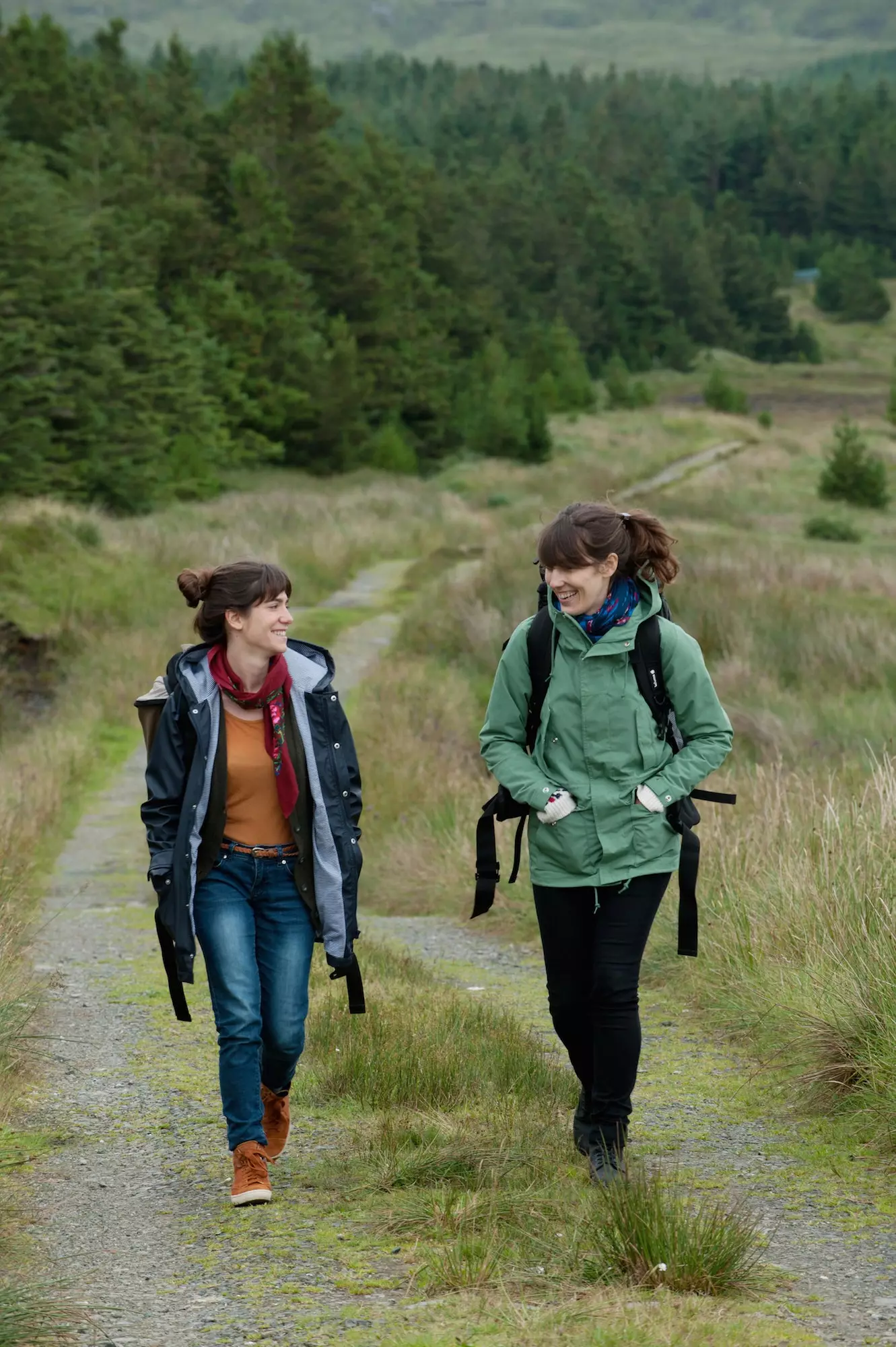 Bruna dan Maria setibanya di Donegal