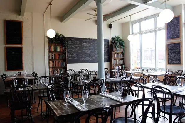 Books wooden tables = The Winding Stair