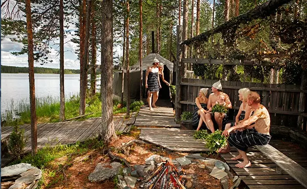 Bom domingo para o rolo finlandês