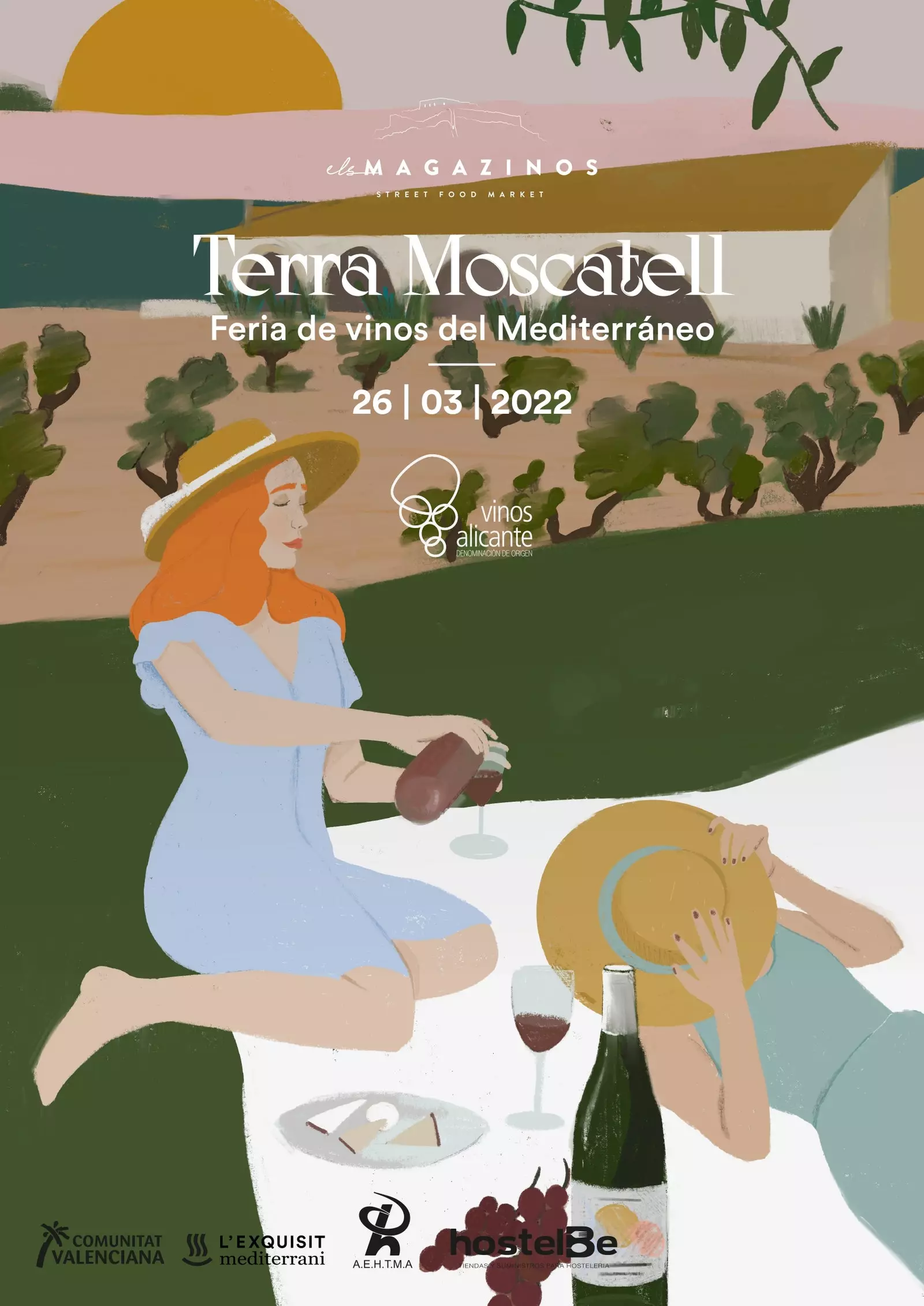 Terra Moscatell 2022 نمایشگاه شراب مدیترانه ای