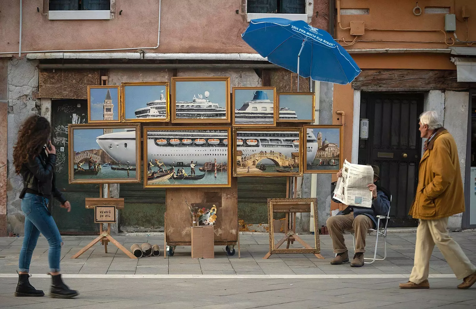 Banksy muncul di Venesia