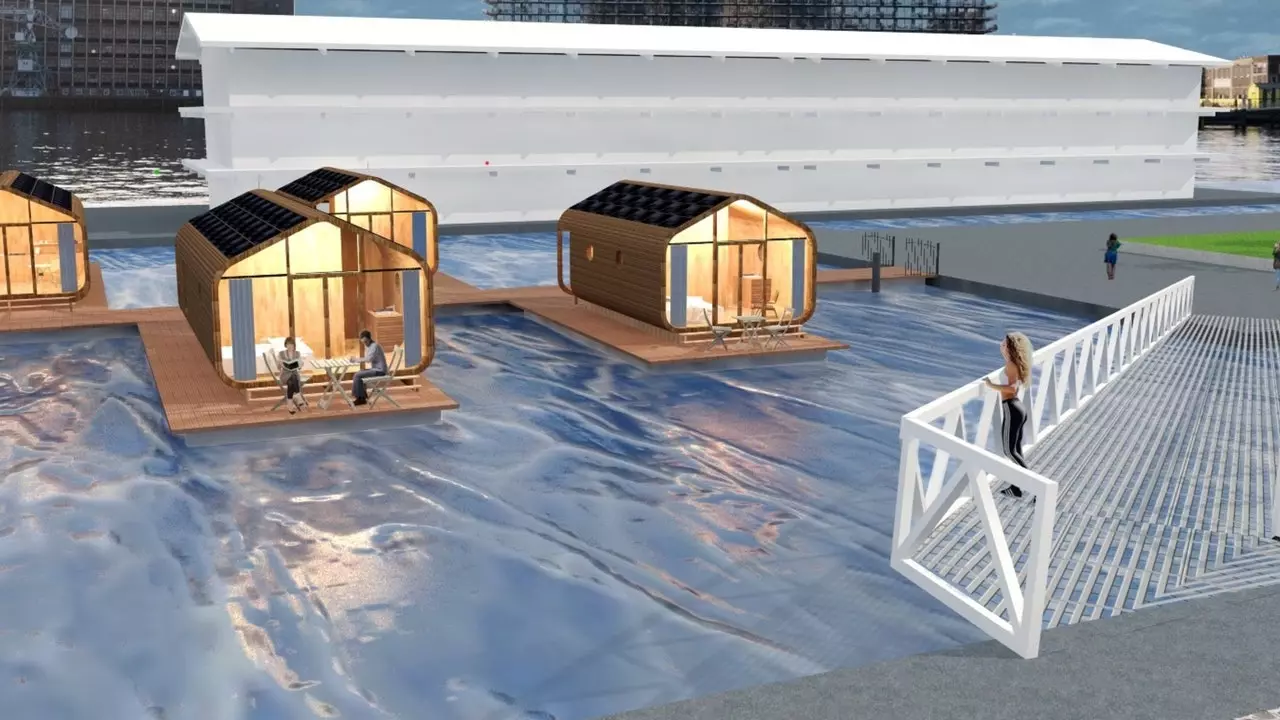 Floating Rotterdam: Роттердам портундагы жаңы сүзүүчү жана туруктуу турак жай