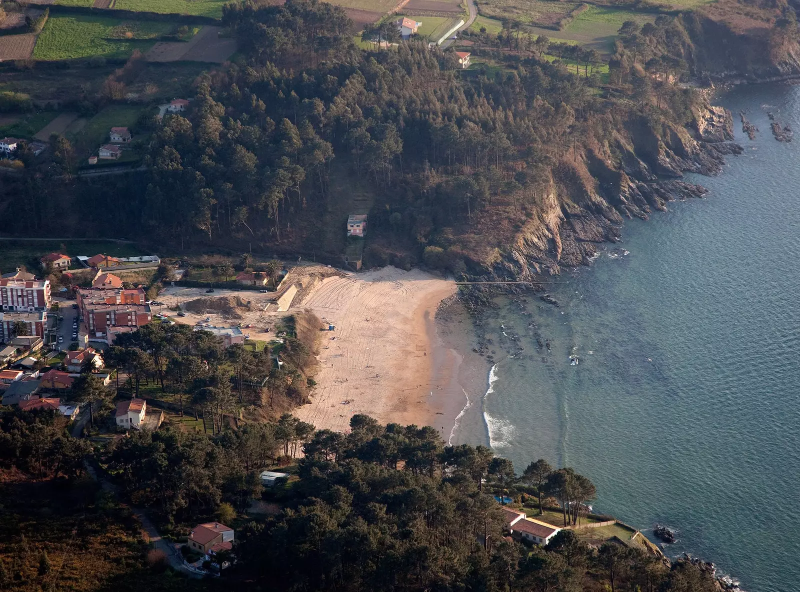 Pláž Ber Pontedeume Galicia