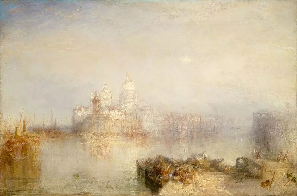 William Turner A Dogana és a Santa Maria della Salute.