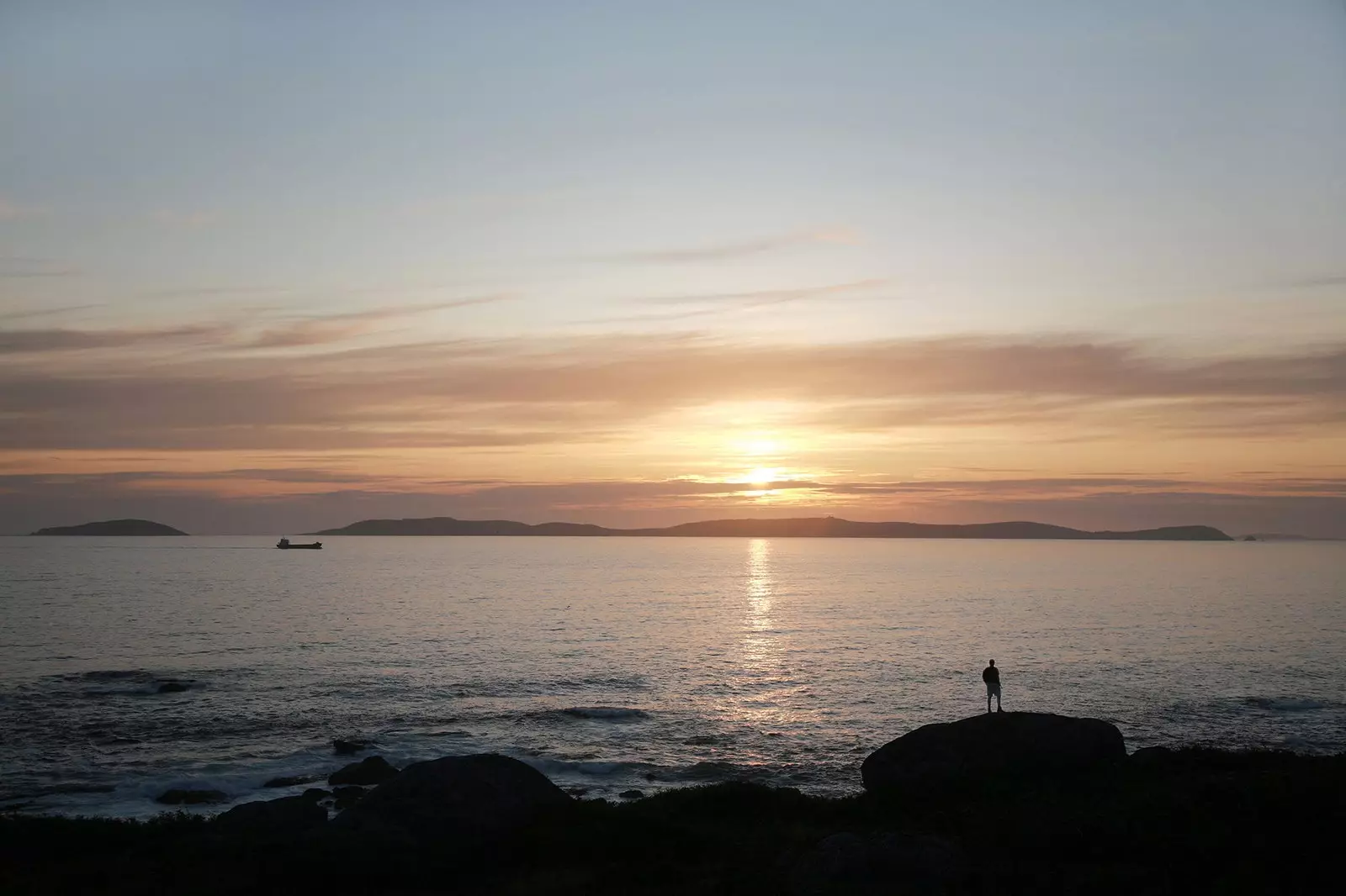 View of Ons from Cape Udra Bueu