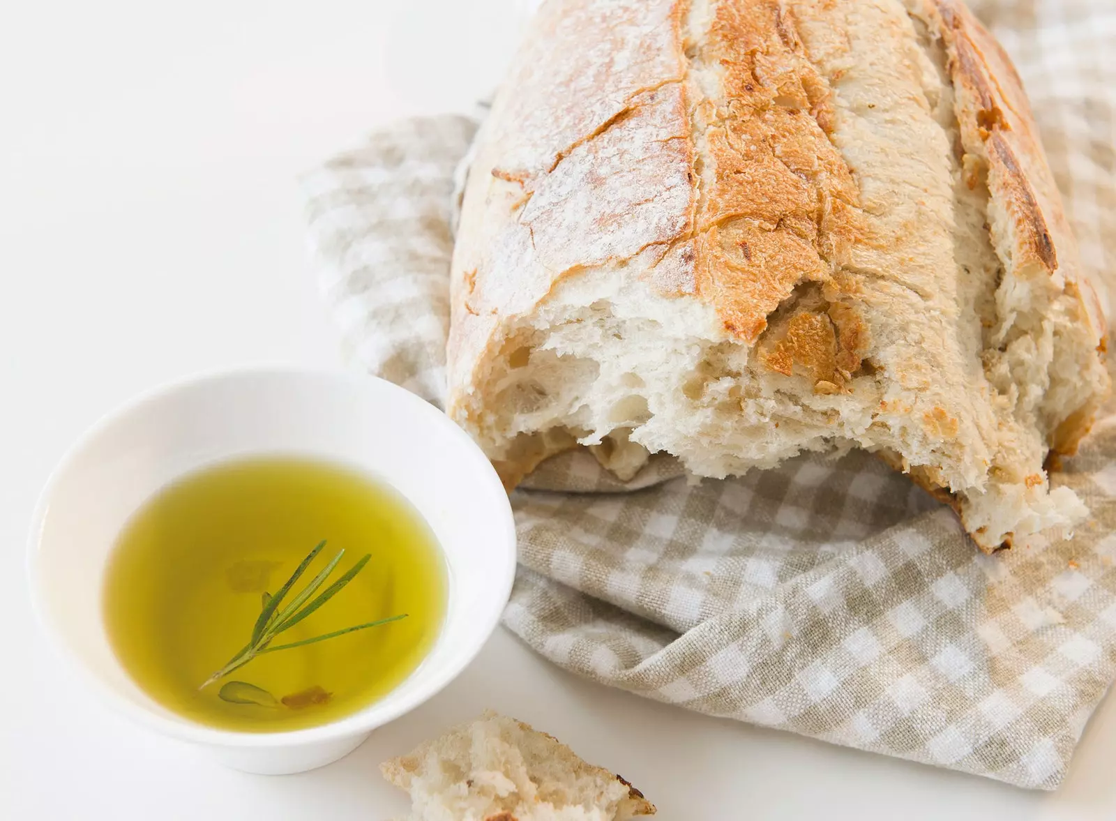 Oil and bread the still life of happiness