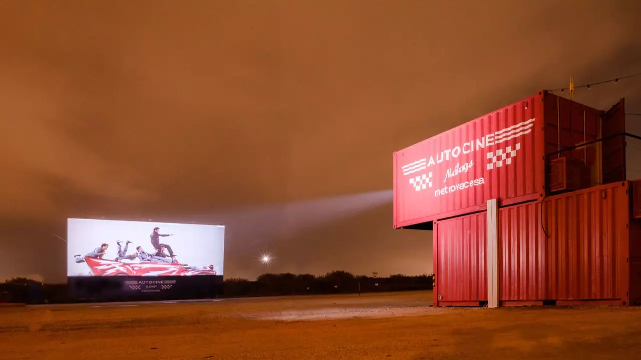 Countdown to the opening of the first drive-in theater in Andalusia