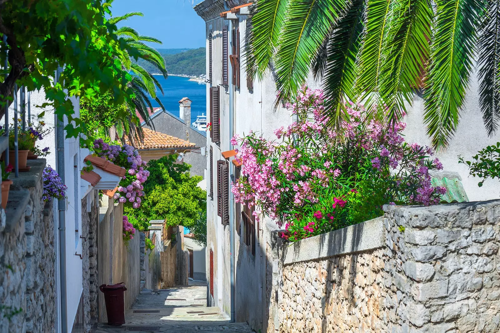 Förlorad gata i Losinj