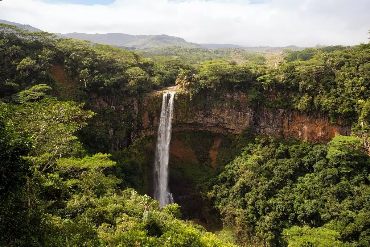 Rio Negro-gljúfur í Máritíus.