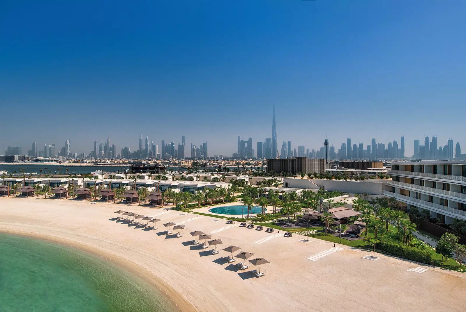 Salah satu pantai di Dubai