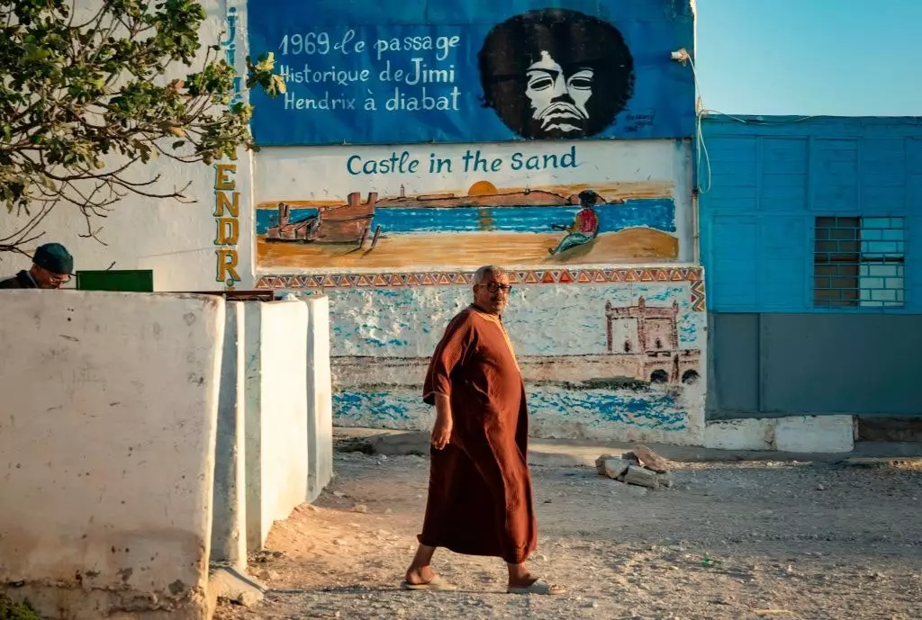 Jejak kaki Jimi Hendrix di Essaouira